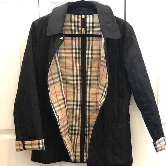 burberry quilted nova check jacket